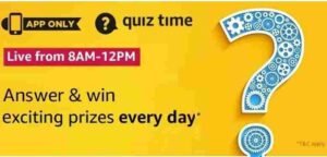 Amazon Quiz Answer Daily 2023