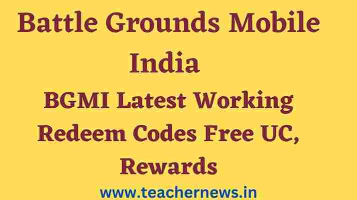 BGMI Latest Working Redeem Codes