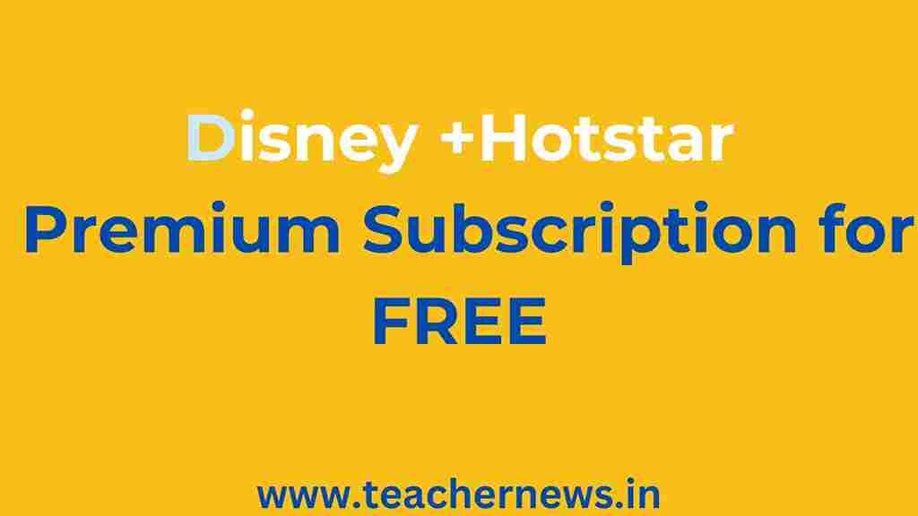 Disney Plus Hotstar Premium Subscription for FREE