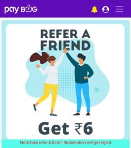 Pay-Bag Wallet reffer free rs 6