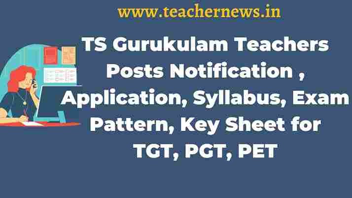 TS Gurukulam Teachers Posts Notification