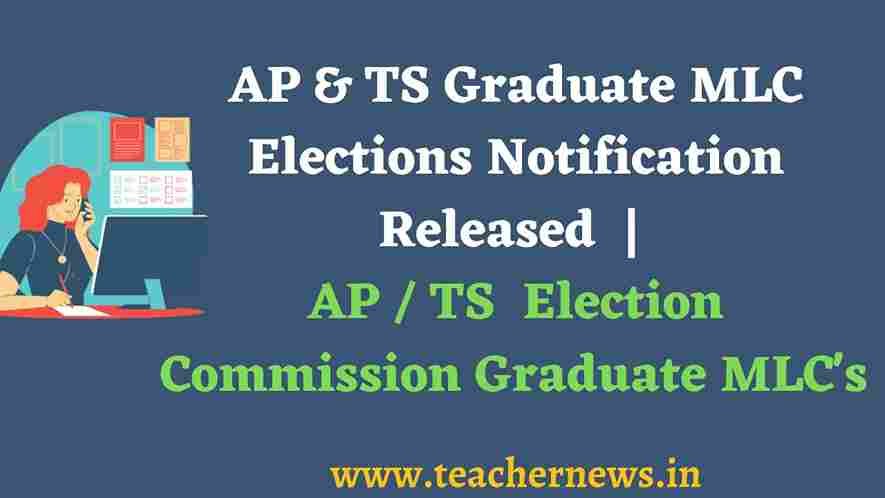 AP & TS Graduate MLC Elections Notification
