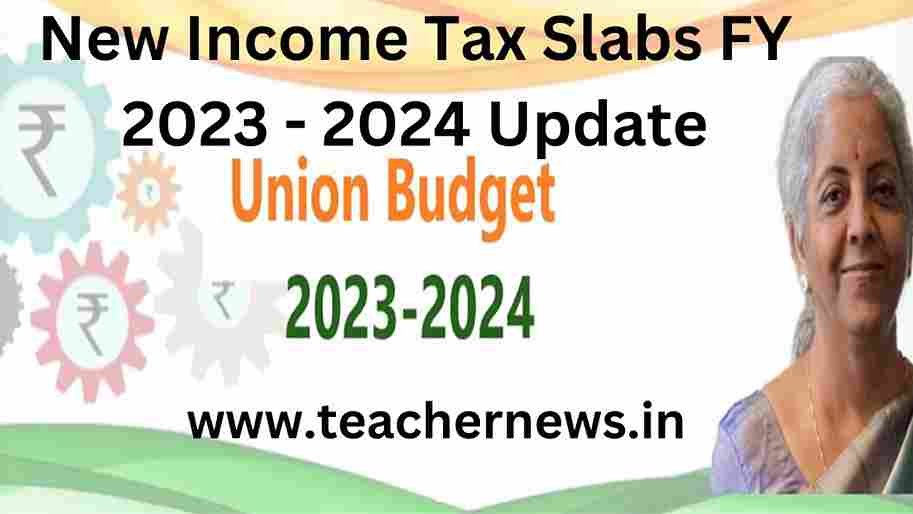 New Income Tax Slabs FY 2023 - 2024 Update