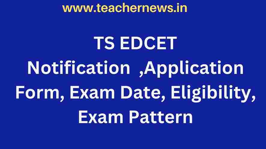 TS EDCET Notification