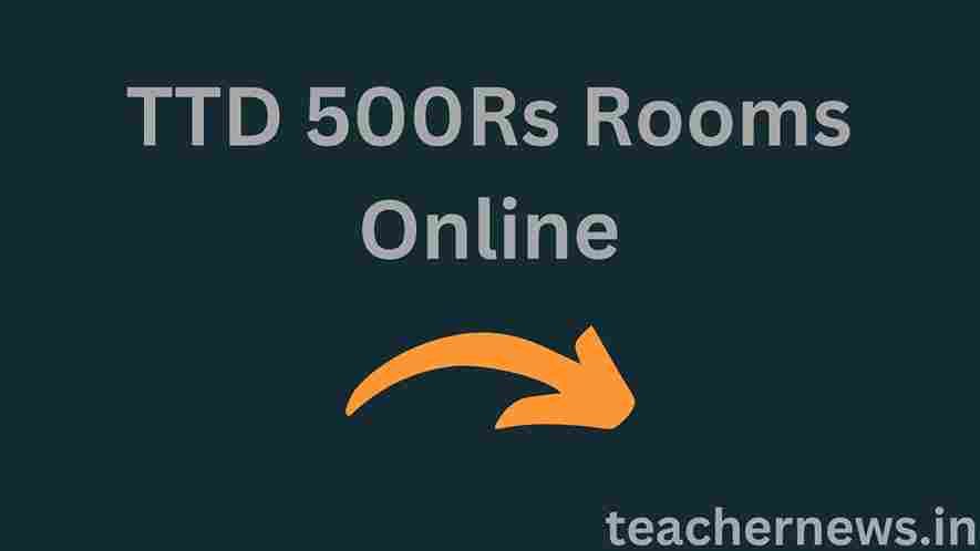 TTD 500Rs Rooms Online