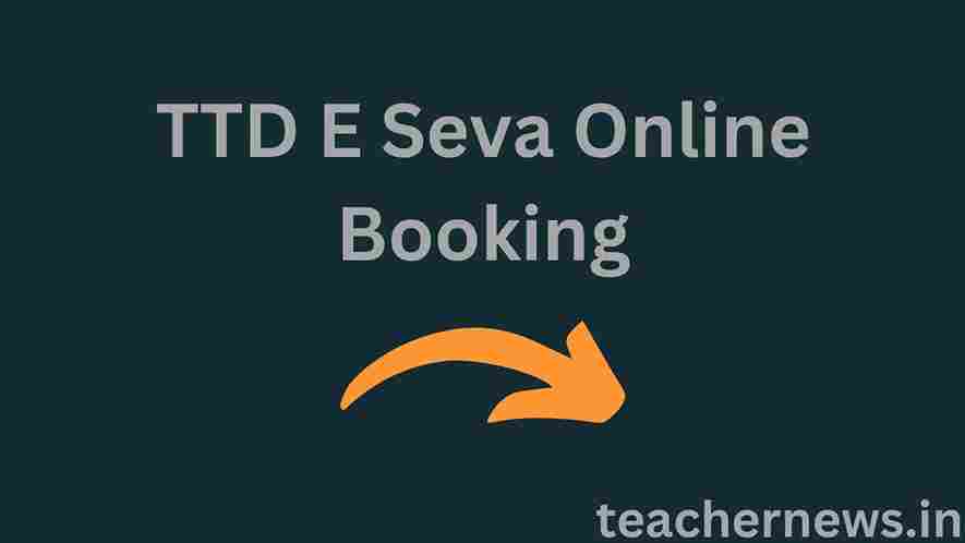 TTD E Seva Online Booking