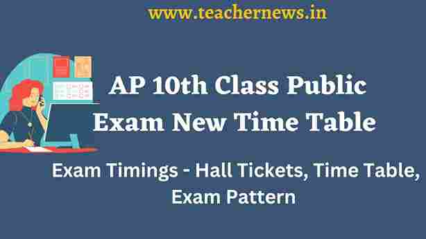 AP SSC Revised Exam Dates 2025 | 10th Class Public Exam New Time Table 2025 BSE.AP.Gov.In