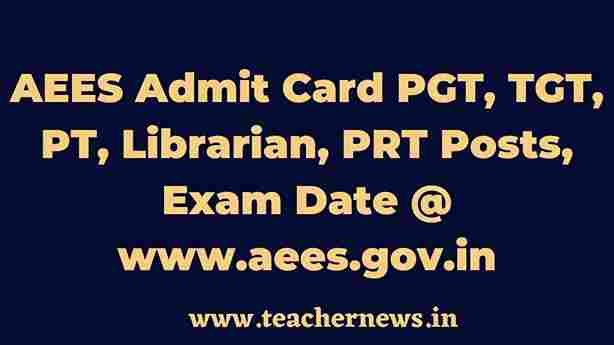 AEES Admit Card