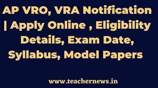 AP VRO Notification 2023