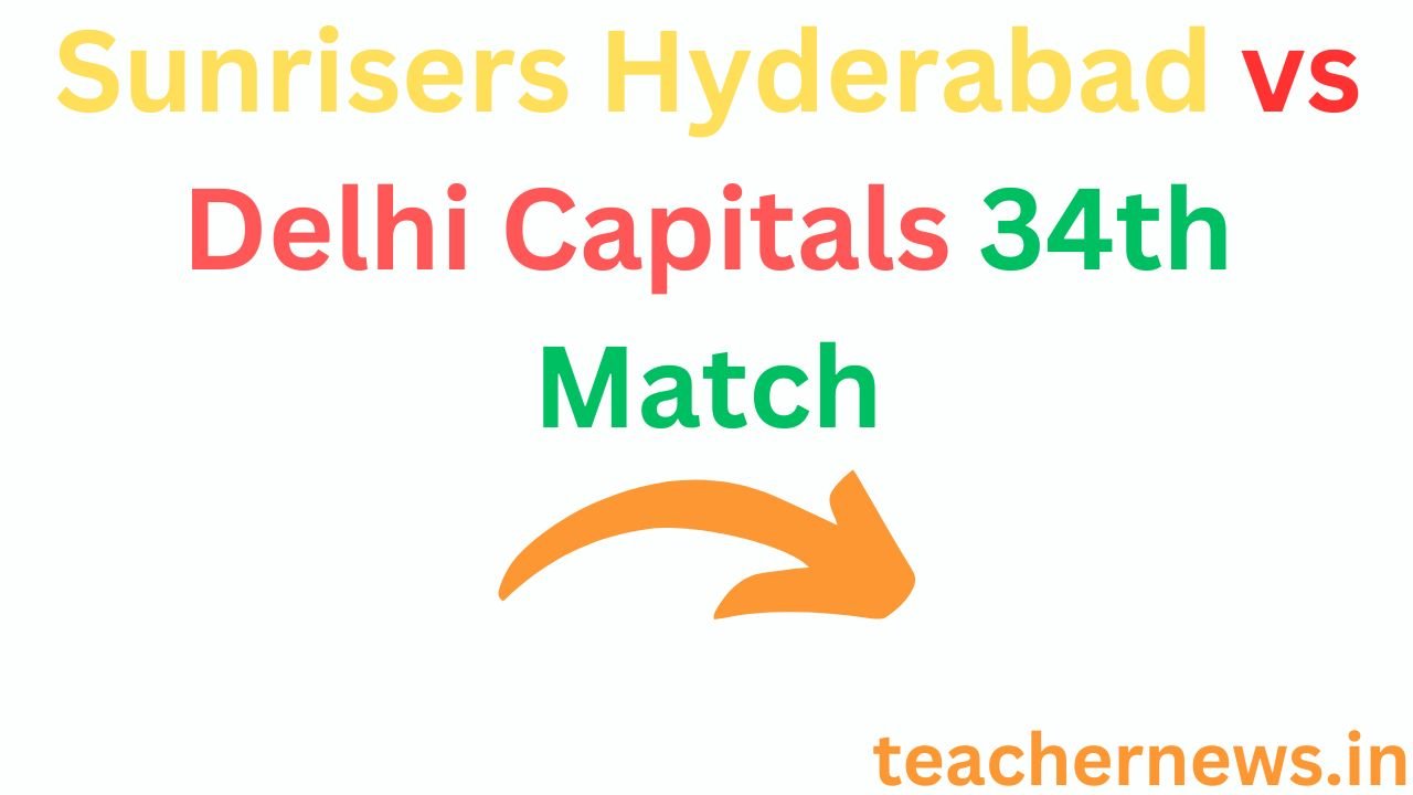 Sunrisers Hyderabad vs Delhi Capitals