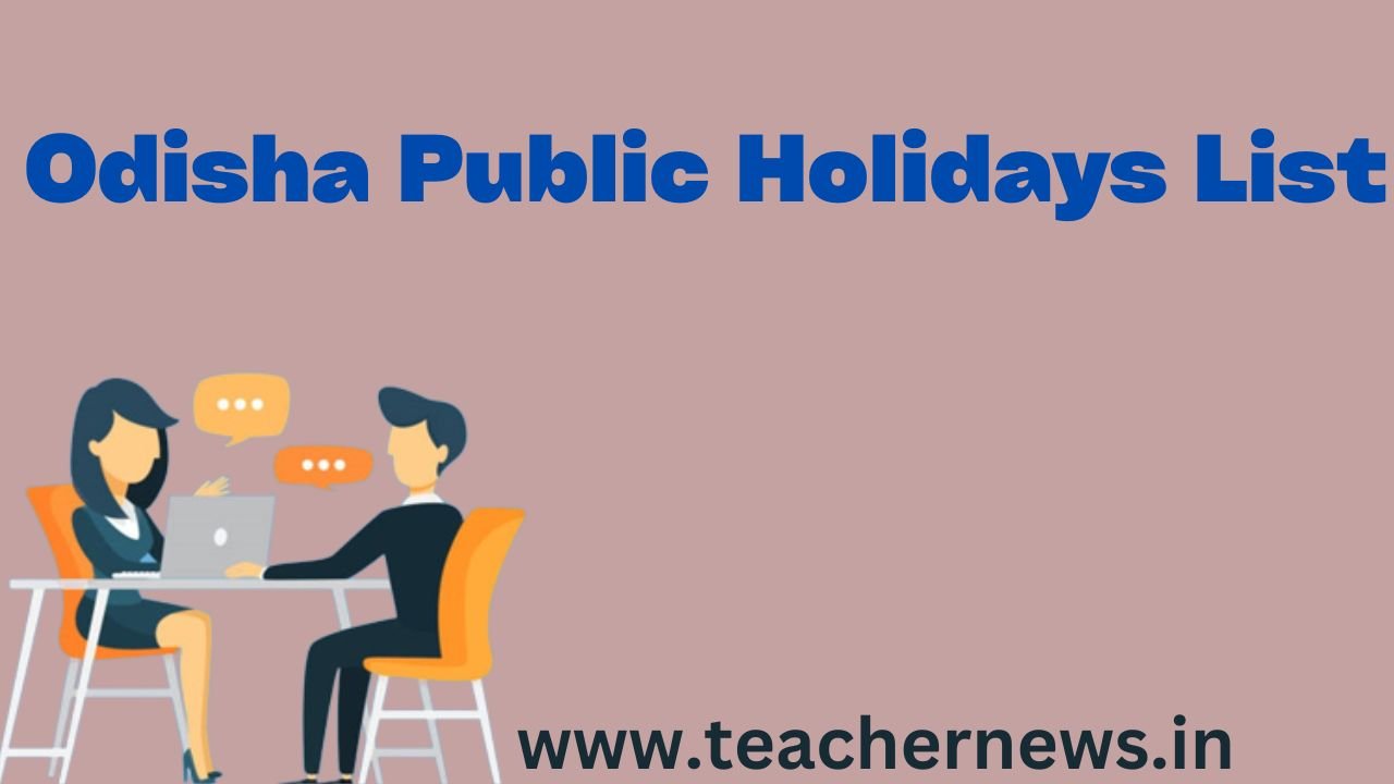 Odisha Public Holidays List