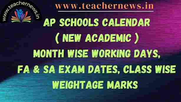 AP Schools Calendar