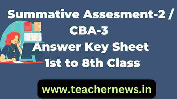 AP SA2 Answer Key Sheet 2026 Download for All Classes Subjects Guide