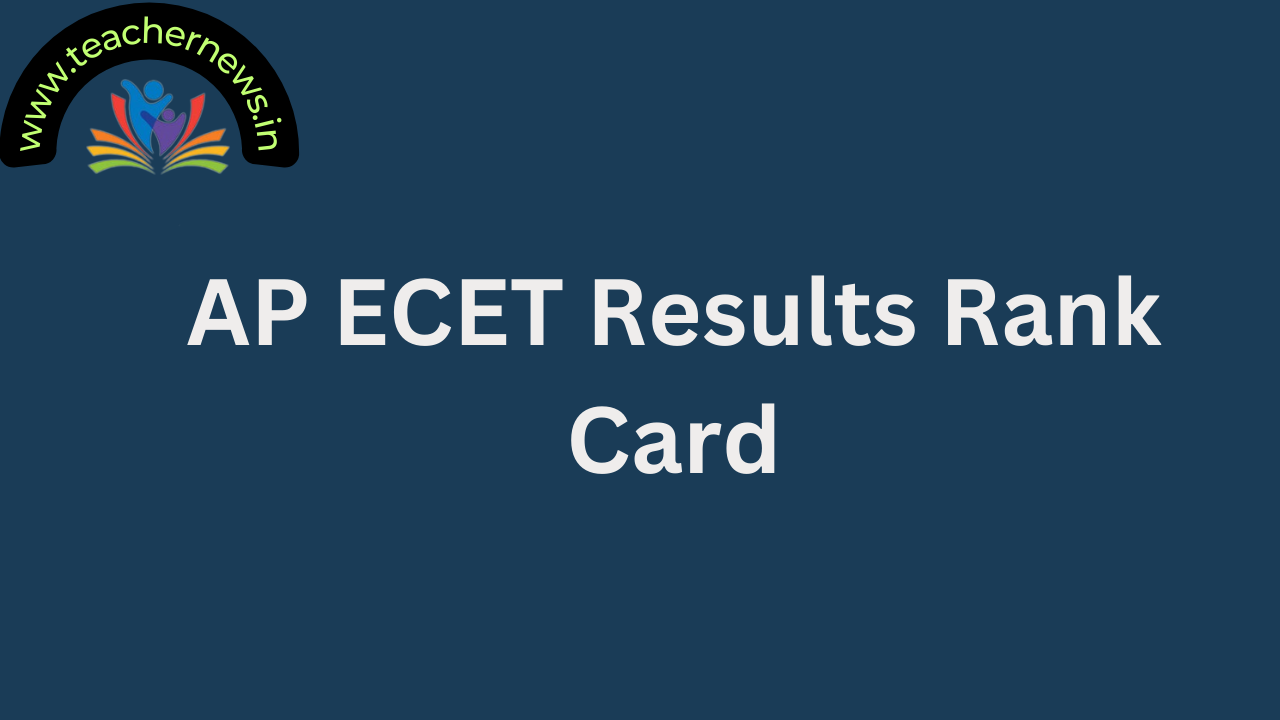 AP ECET Results Rank Card