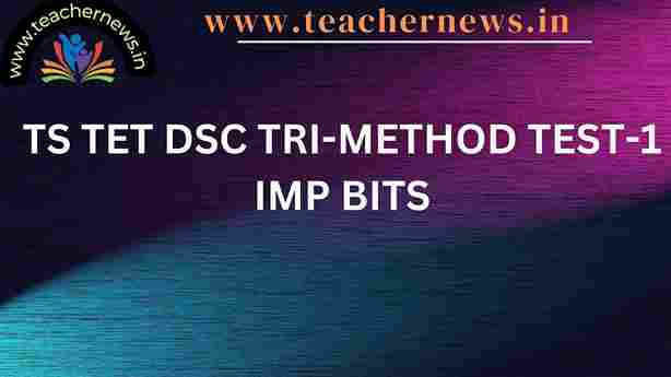 TS TET DSC TRI-METHOD TEST-1 IMP BITS