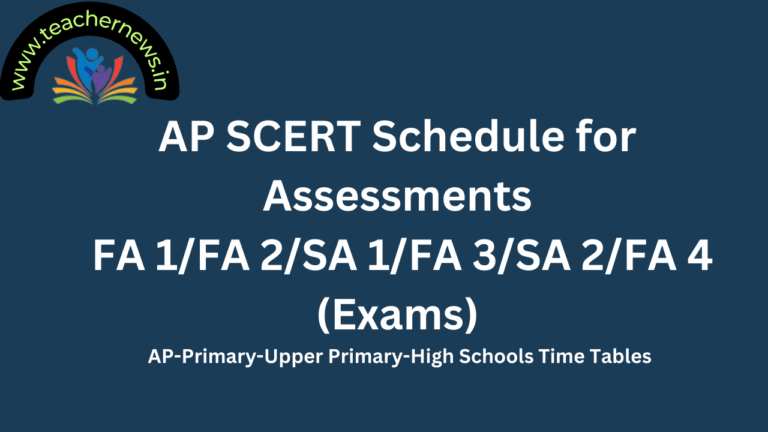 SCERT AP Academic Calendar
