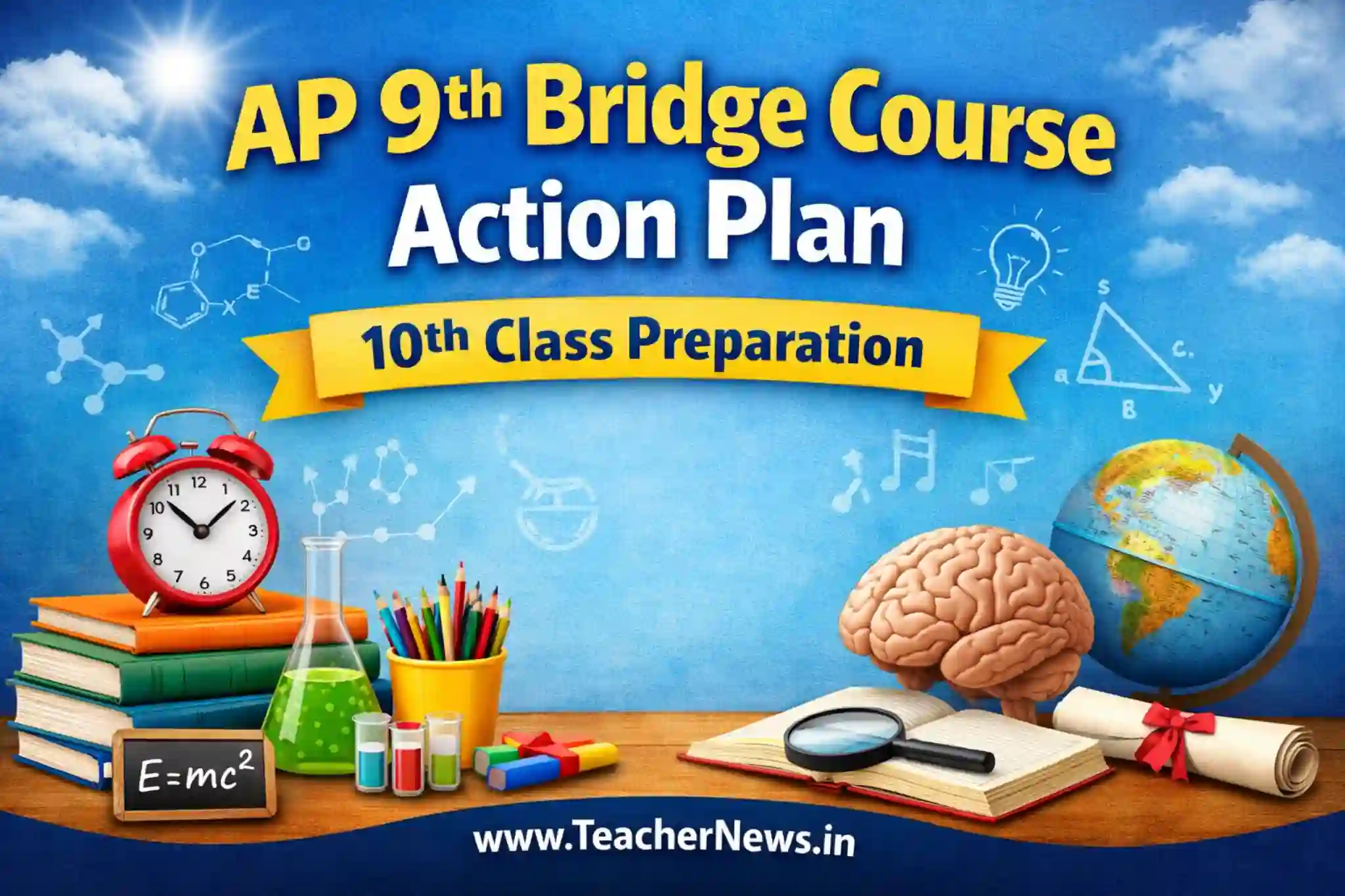 AP 9th Bridge Course Action Plan 2026 for 10th Class Preparation