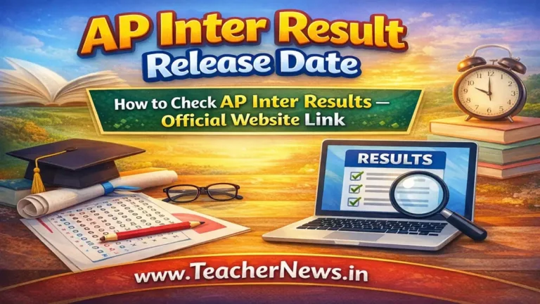 AP Inter Result Release Date 2026 Complete Details and Updates