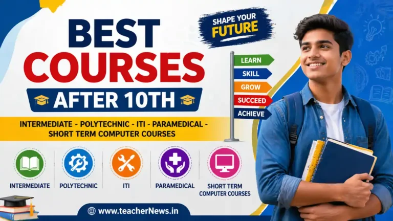 Courses After 10th 2026 Best Courses After 10th With High Salary in India AP Telangana